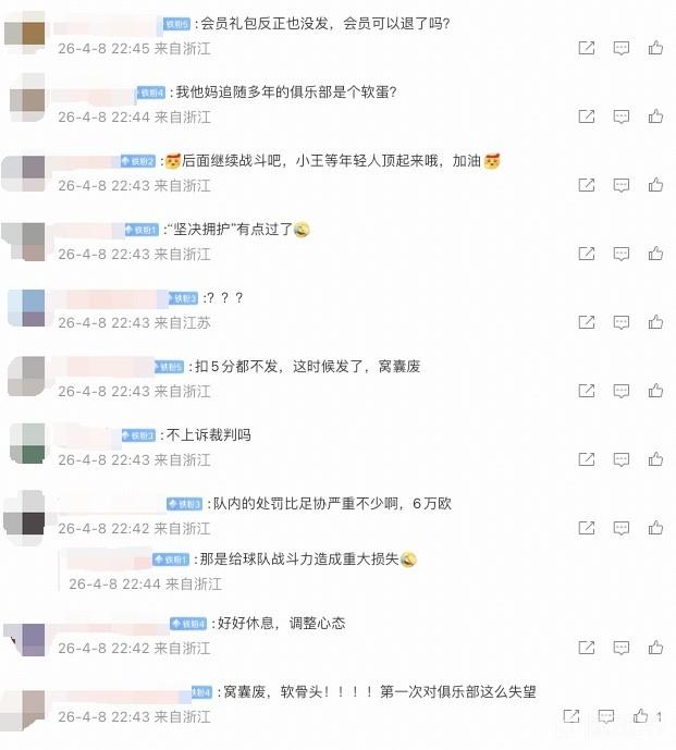  浙江队6万欧元队内罚款深度复盘：职业足球管理逻辑与球迷信任危机的碰撞 体育新闻